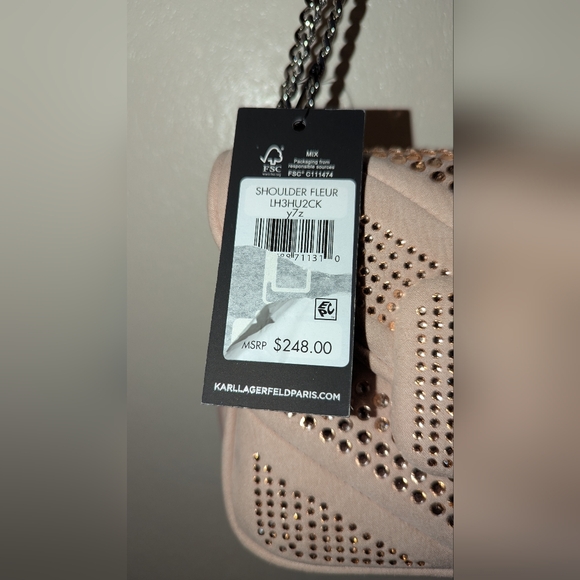 Karl Lagerfeld Pink Crossbody Bag - Picture 8 of 12